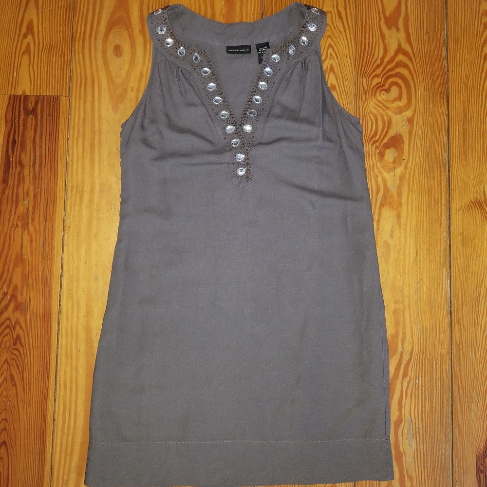 NWOT- New York & Company Linen Tunic Dress